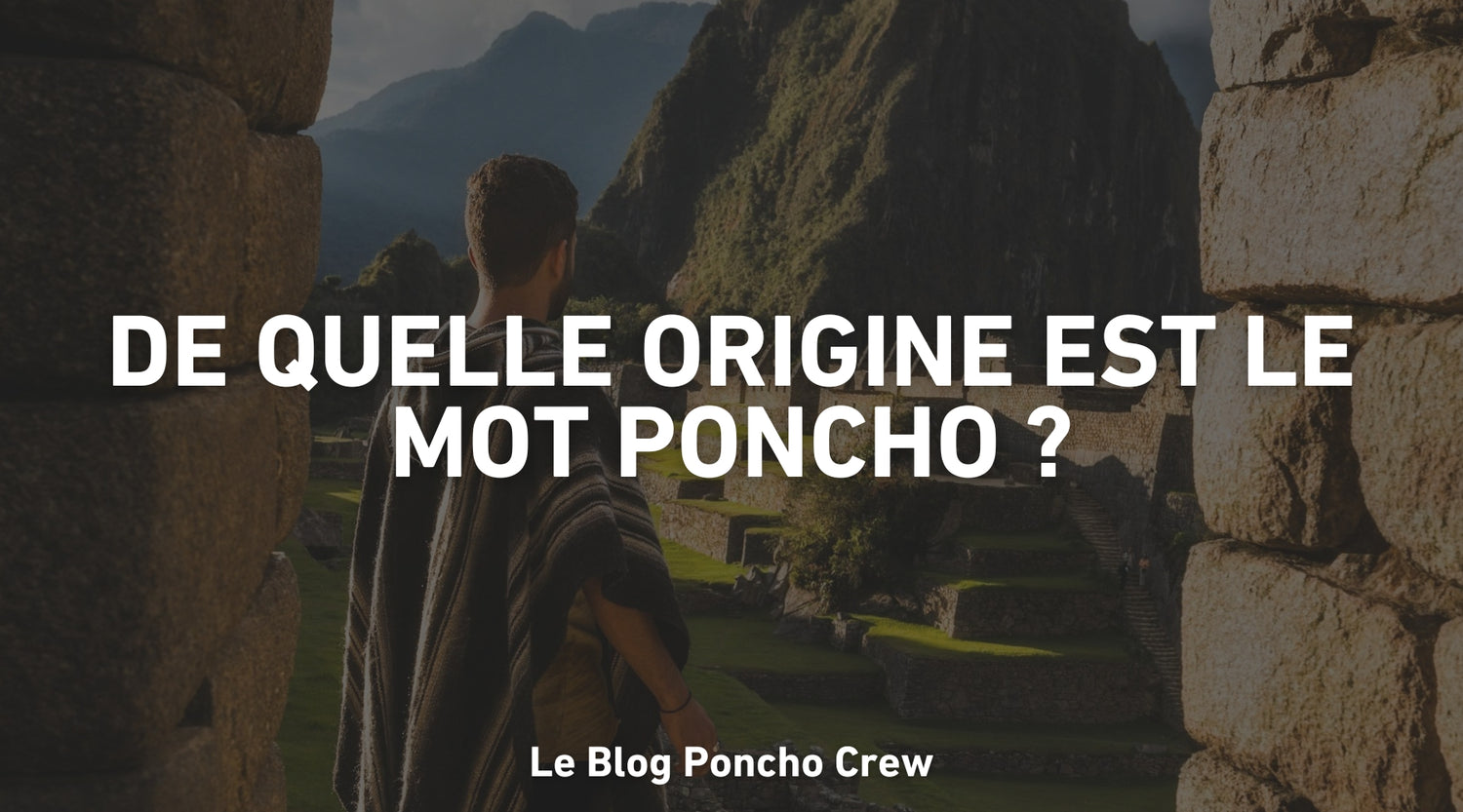 De quelle origine est le mot poncho ?