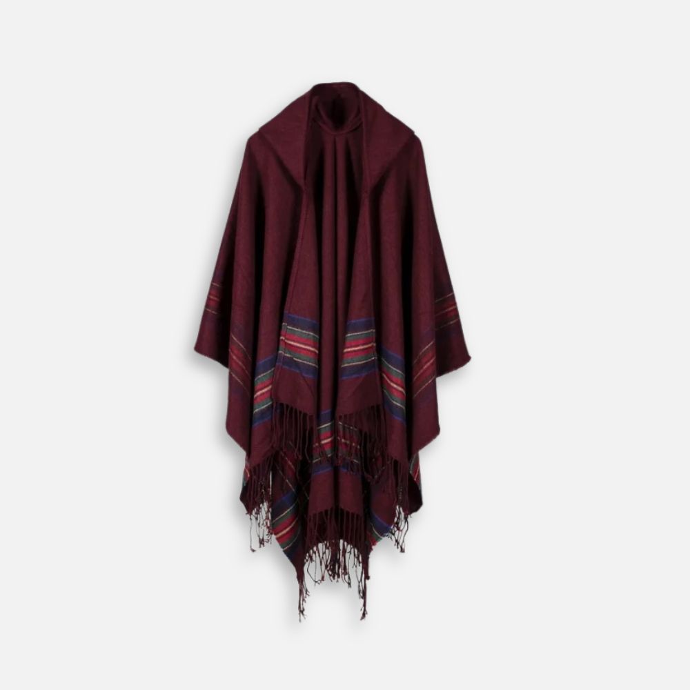 Cape Poncho Avec Capuche