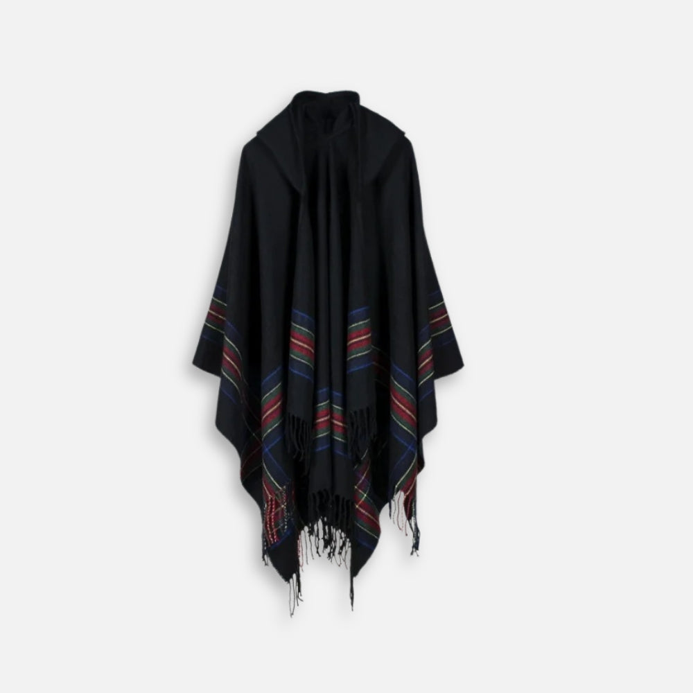 Cape Poncho Avec Capuche