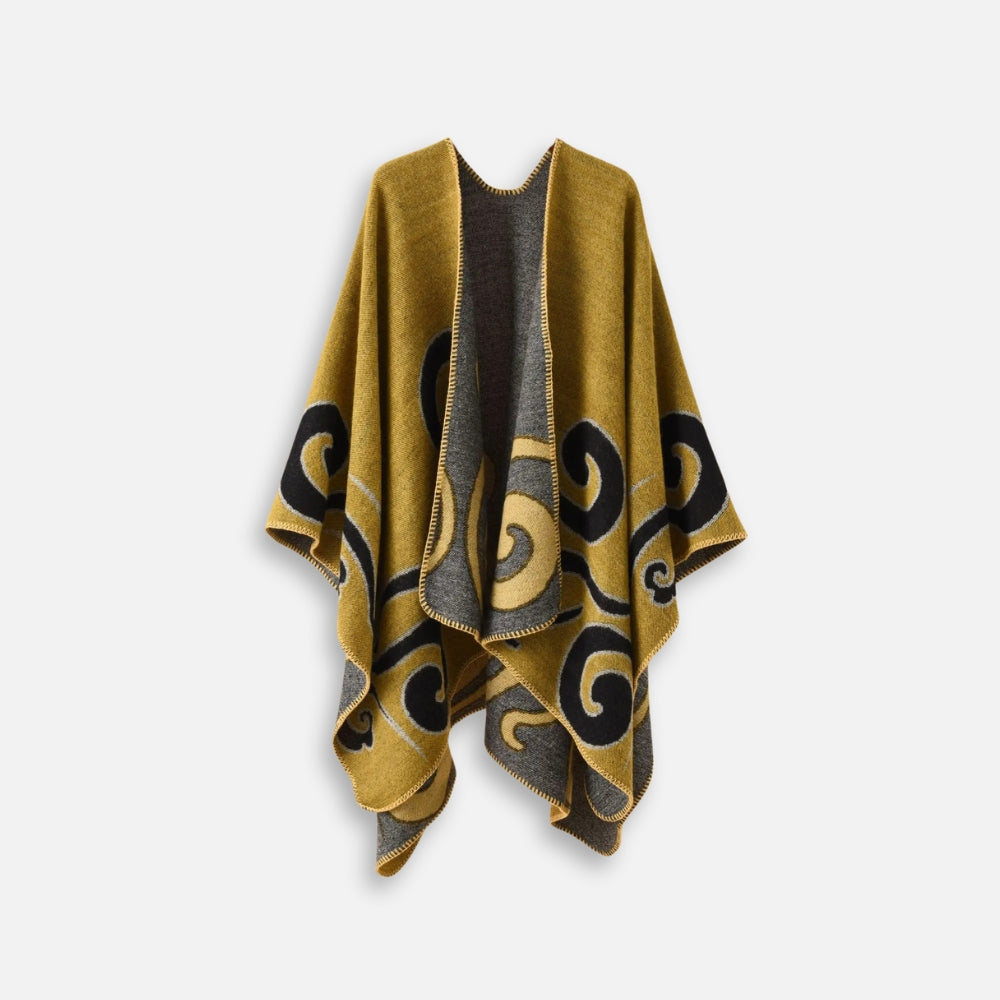 Cape Poncho Cachemire
