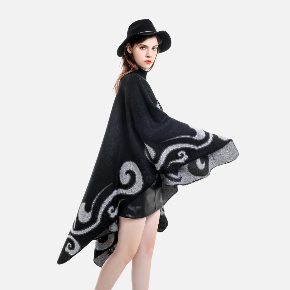 Cape Poncho Cachemire