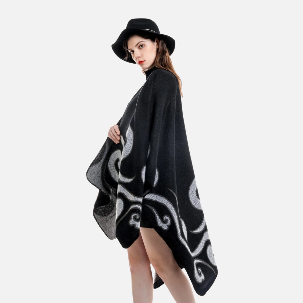 Cape Poncho Cachemire