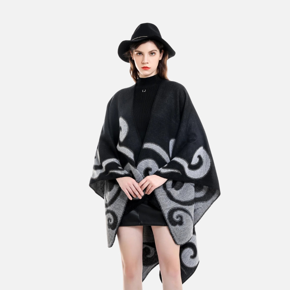 Cape Poncho Cachemire