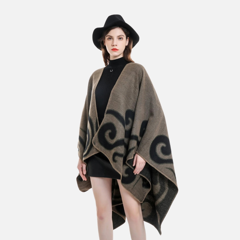 Cape Poncho Cachemire