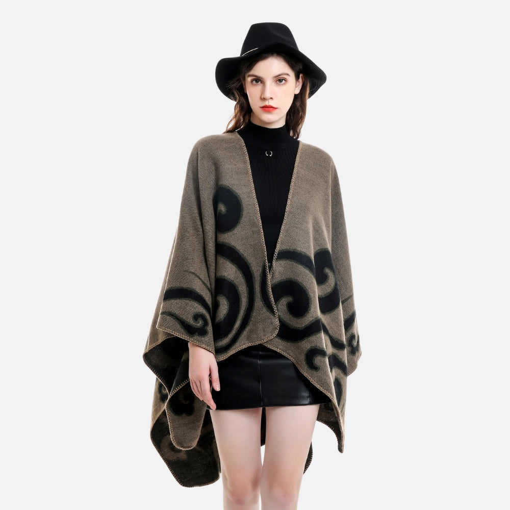 Cape Poncho Cachemire