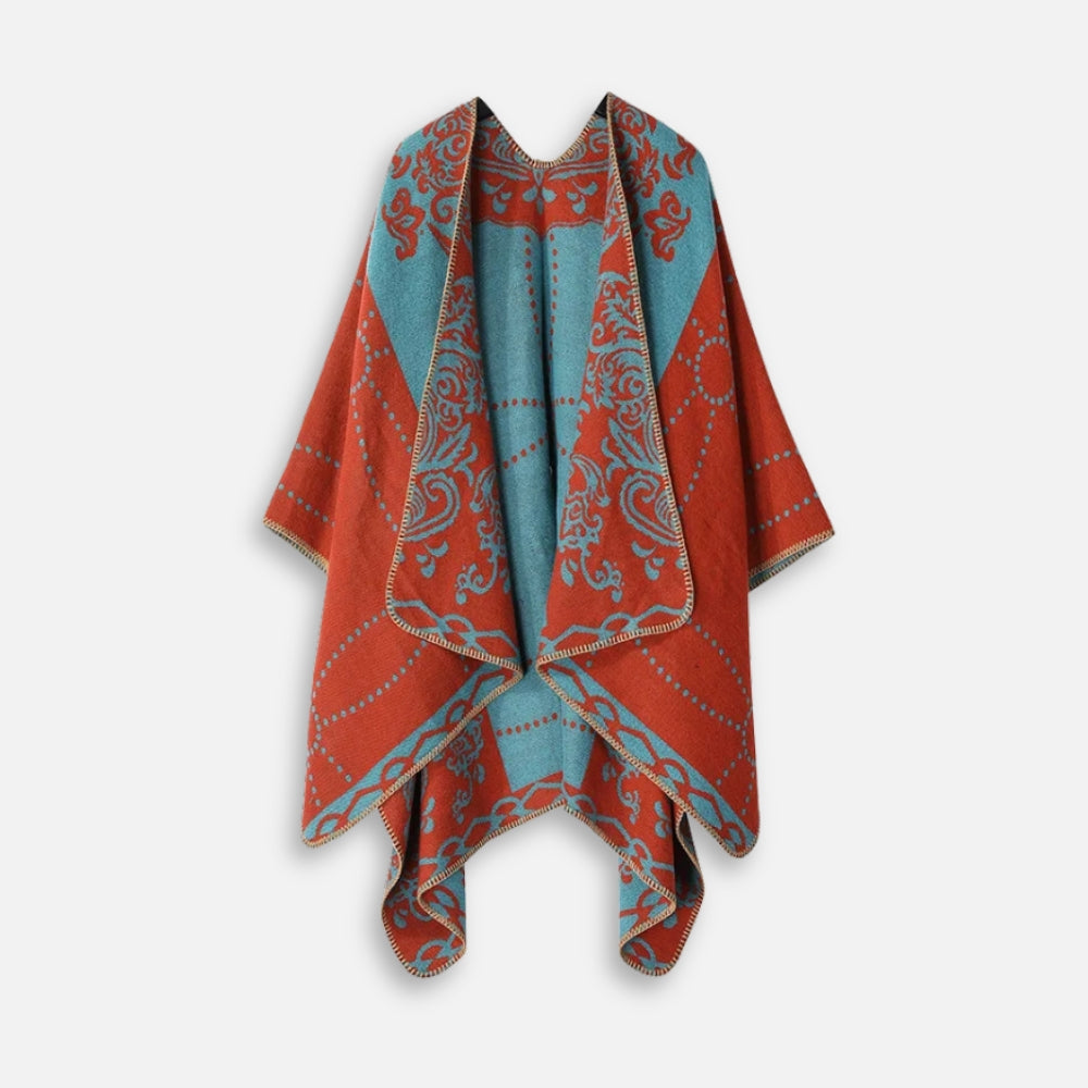 Cape Poncho Chaud Femme