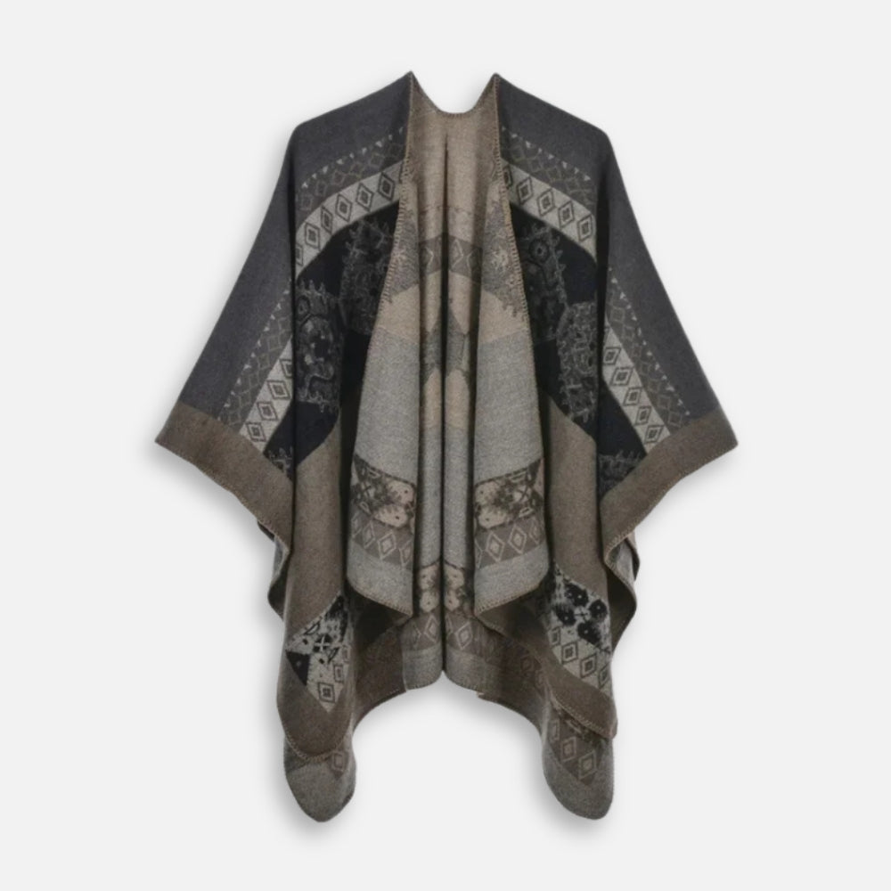 Cape Poncho Femme Ethnique