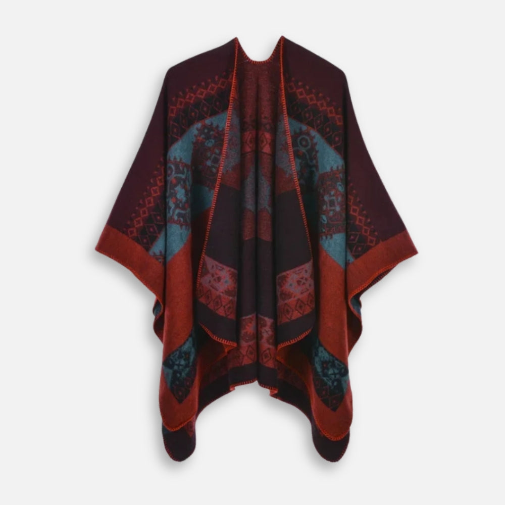 Cape Poncho Femme Ethnique