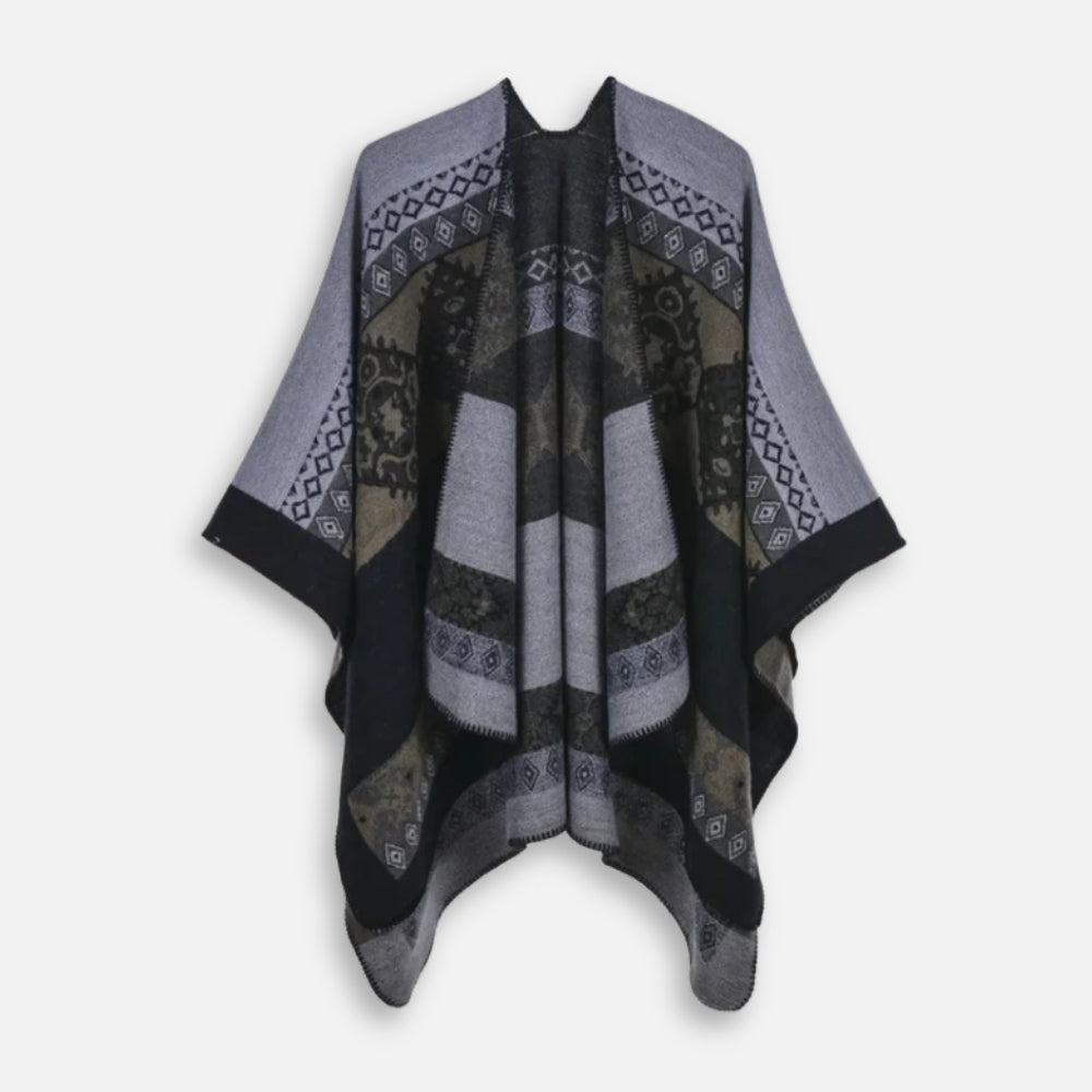 Cape Poncho Femme Ethnique
