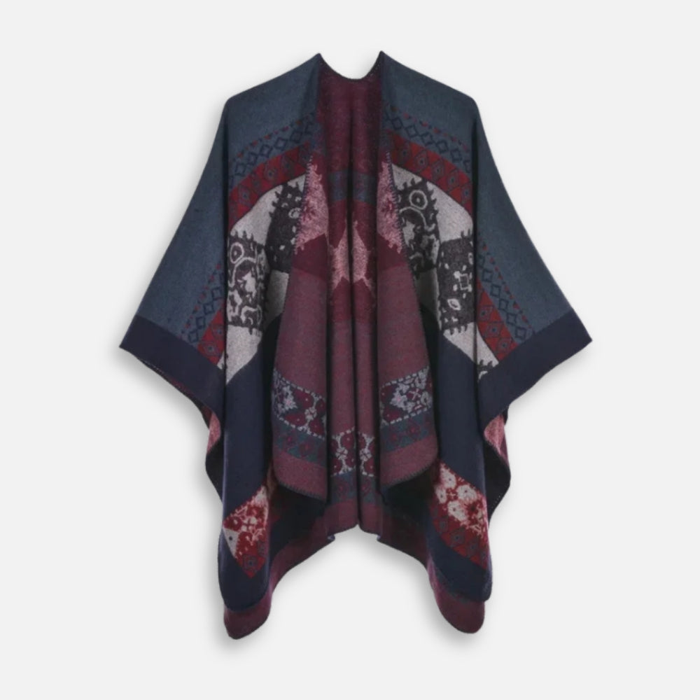 Cape Poncho Femme Ethnique