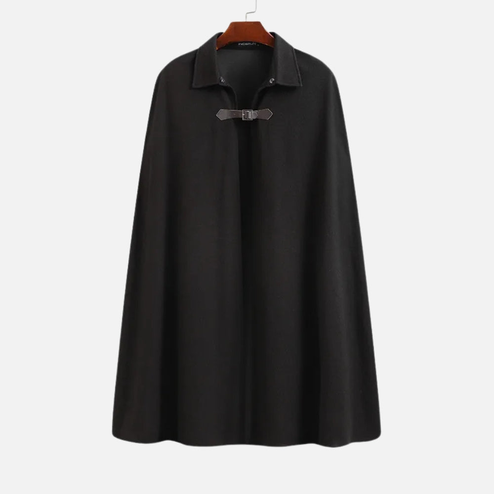 Cape Poncho Homme Noir