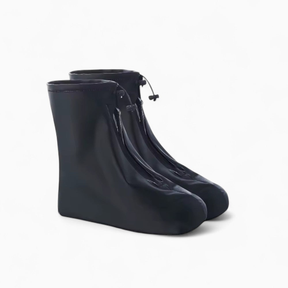 HERCHR Couvre-Chaussures De Pluie Antidérapants Avec Fermeture Éclair Latérale - Bottes Réutilisables Pour Pluie Et Neige, Taille M