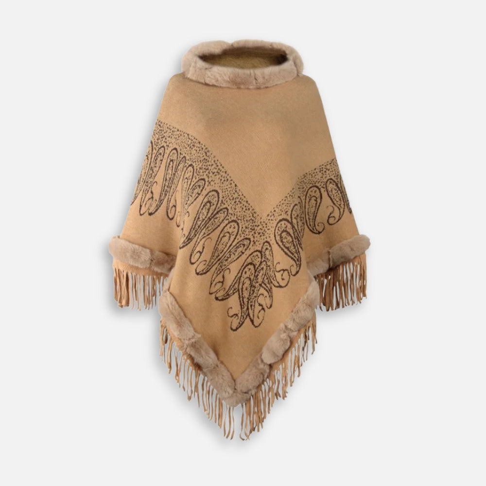 Poncho Chaud Franges