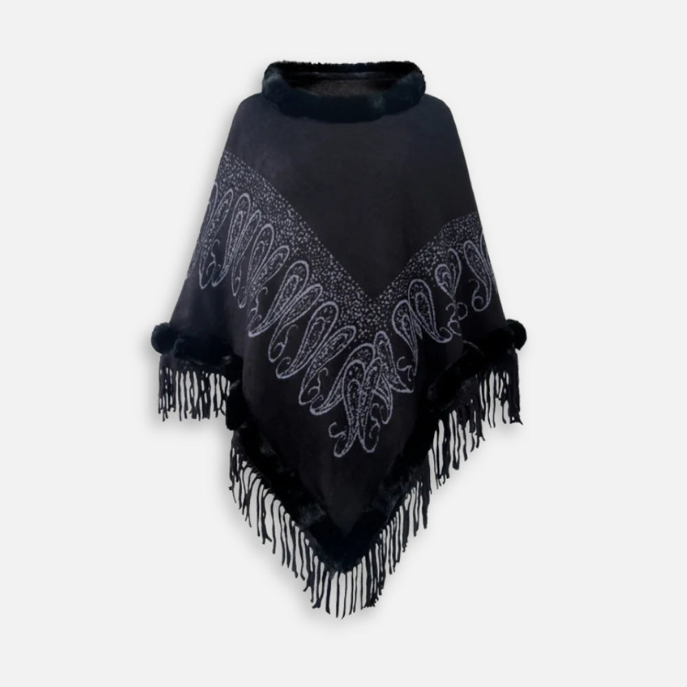 Poncho Chaud Franges