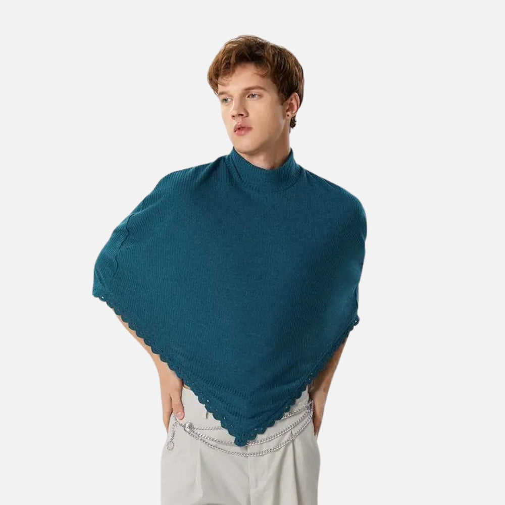 Poncho Court Homme