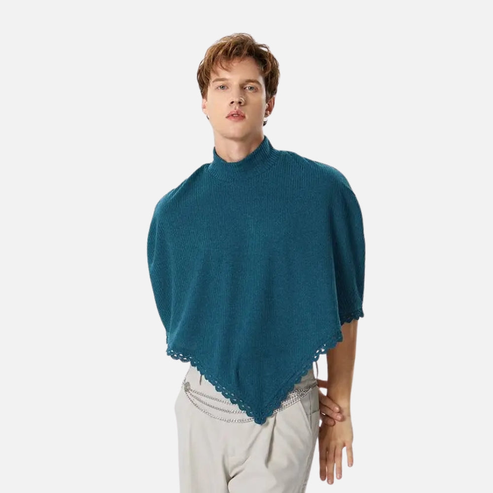 Poncho Court Homme