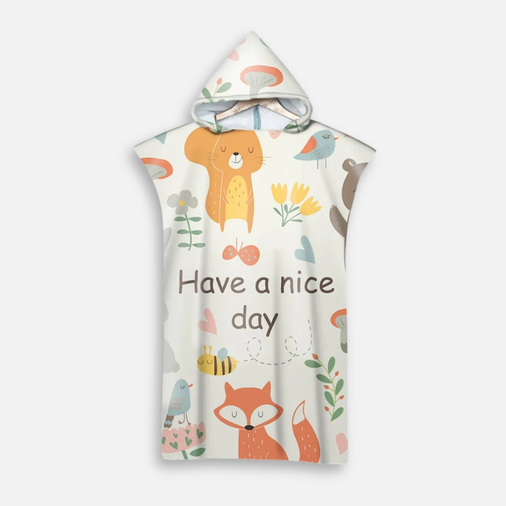 Poncho De Bain Enfant Have A Nice Day