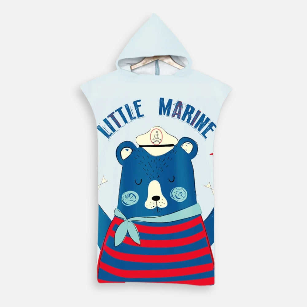 Poncho De Bain Enfant Little Marine