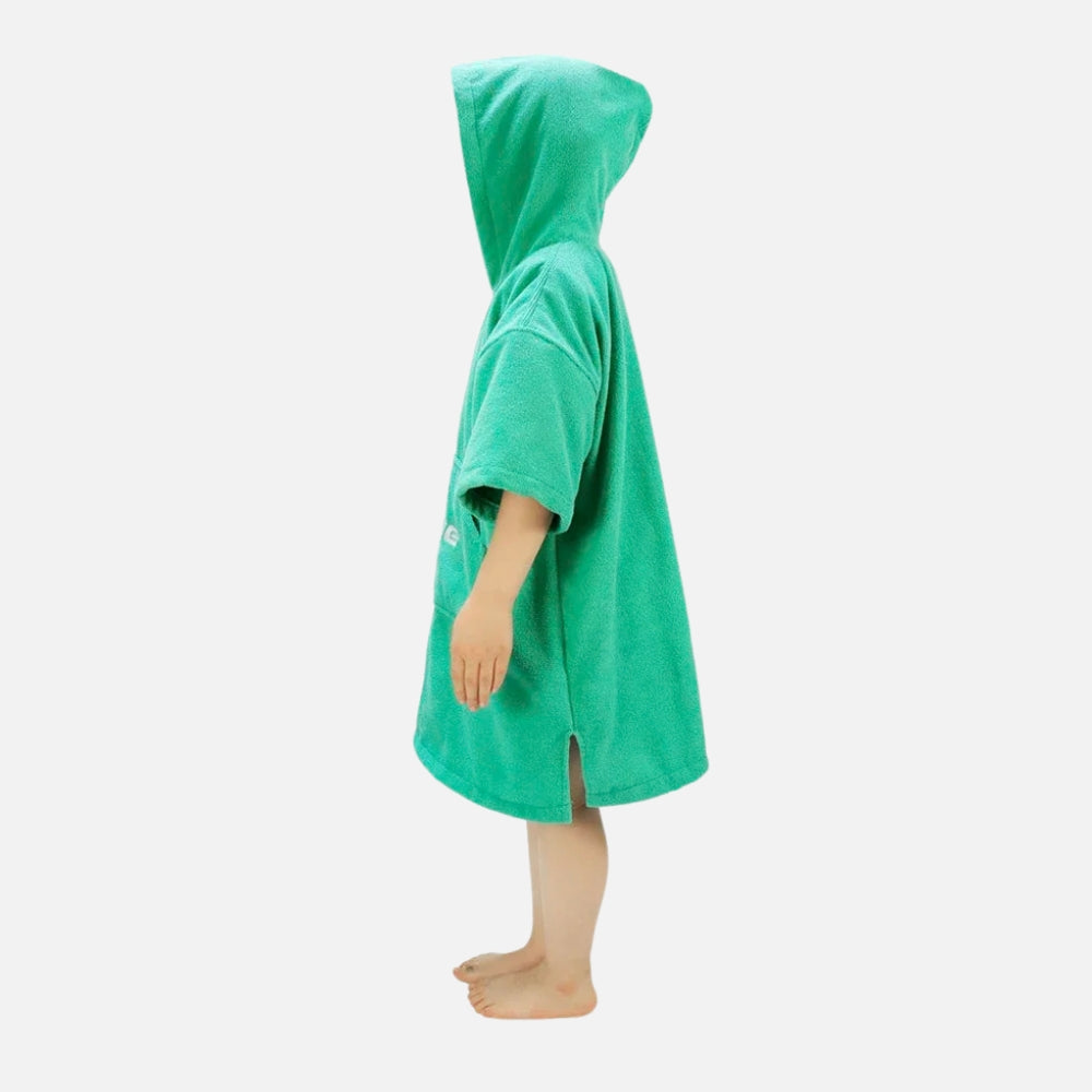 Poncho De Bain Enfant Vert