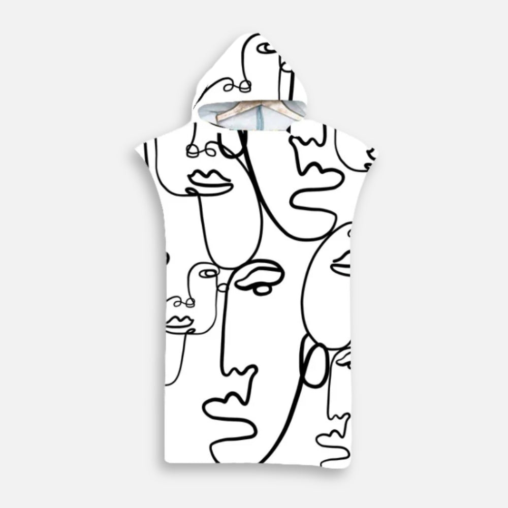 Poncho De Bain Visages