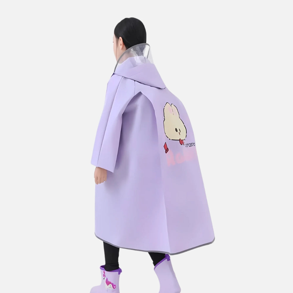 Poncho De Pluie Enfant Lapin