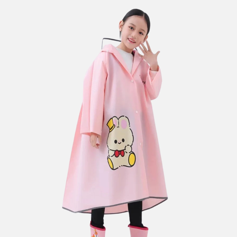 Poncho De Pluie Enfant Lapin