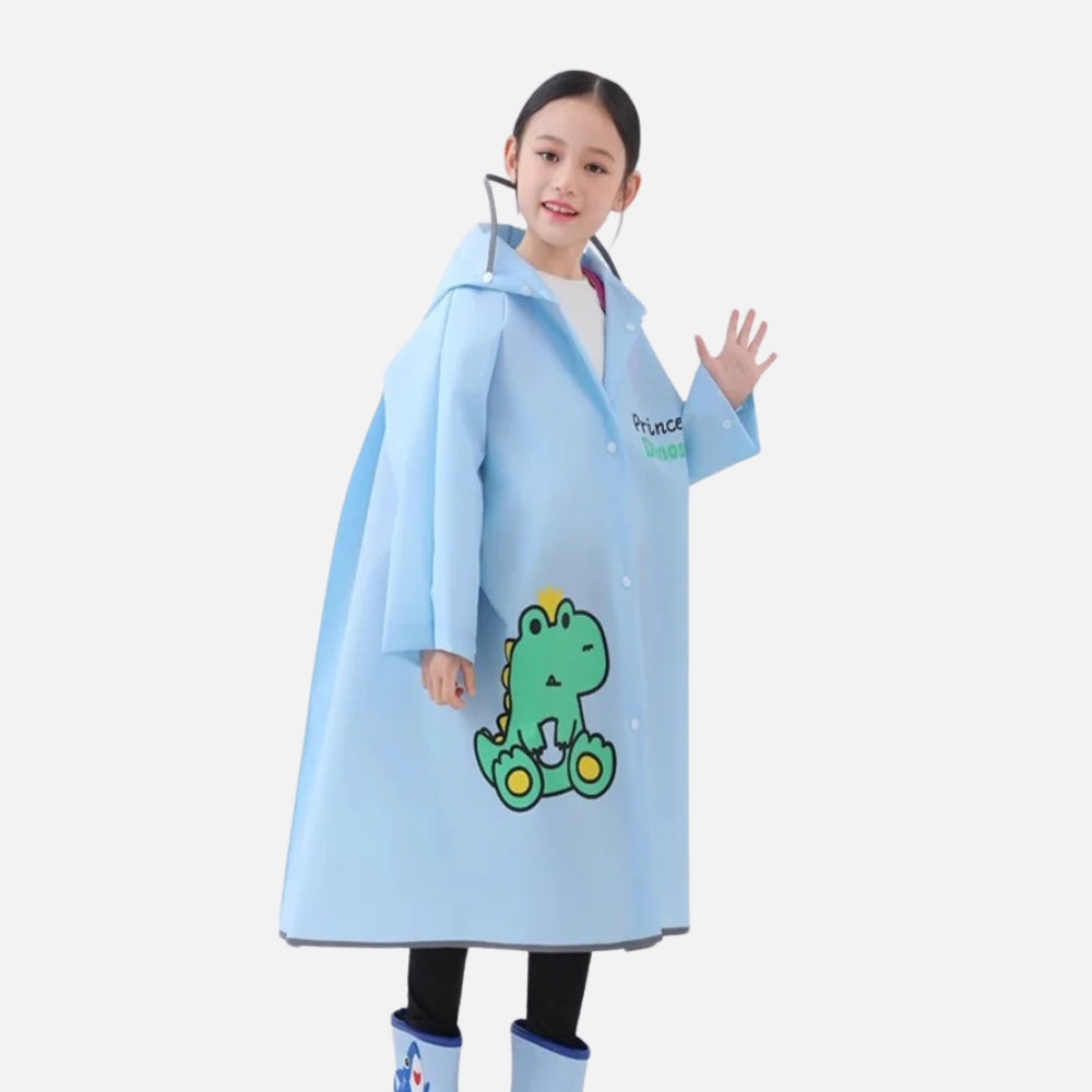 Poncho De Pluie Enfant Prince Dinosaure