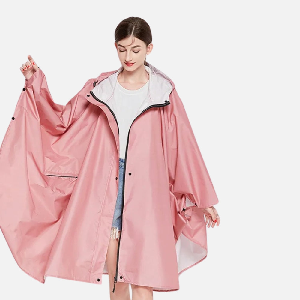 Poncho De Pluie Femme Rose - Main Image