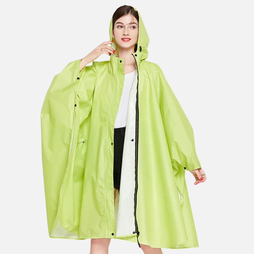 Poncho De Pluie Femme Vert Clair
