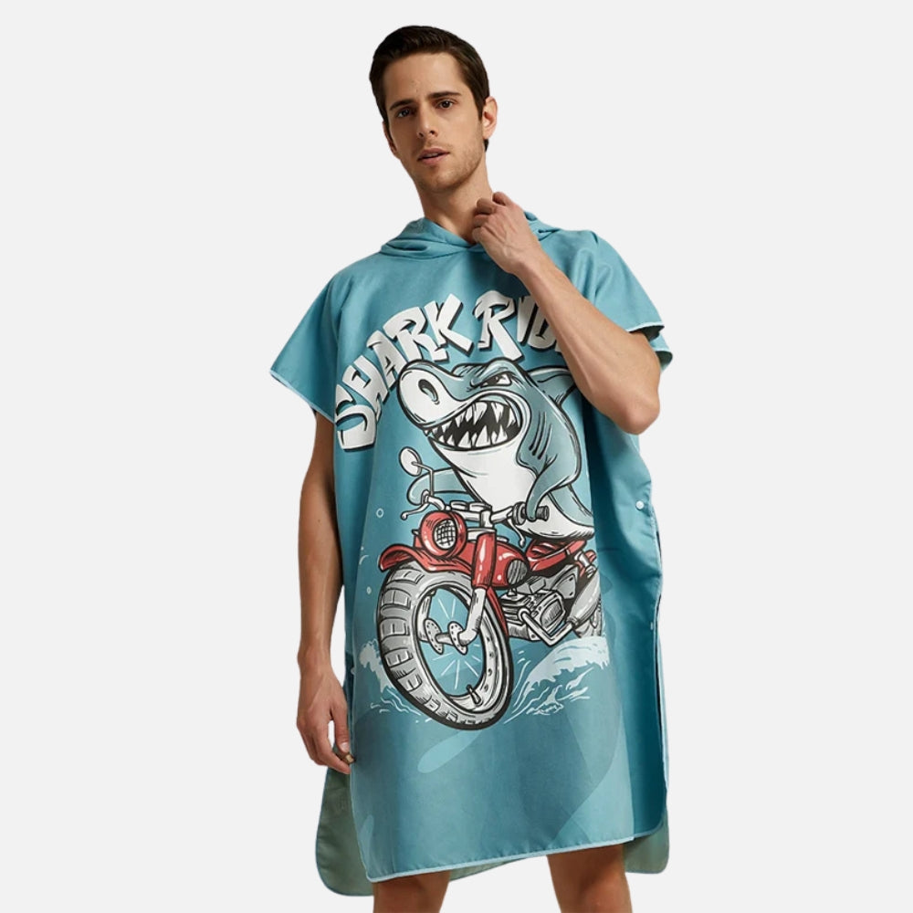 Poncho De Bain Requin