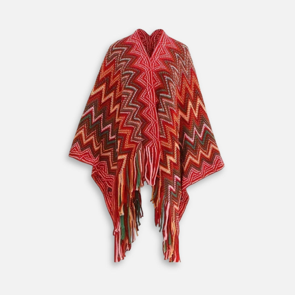 Poncho Femme Style Péruvien