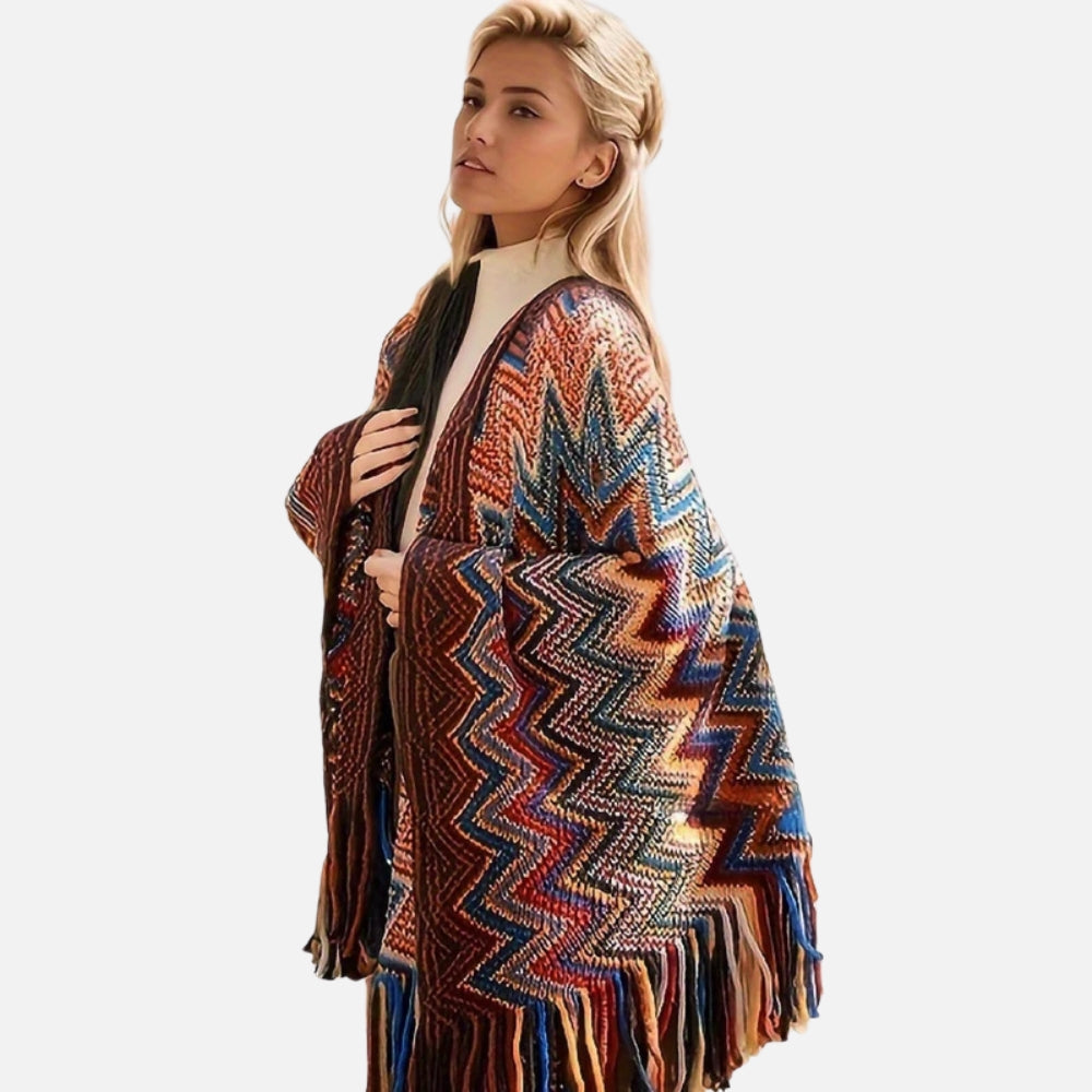 Poncho Femme Style Péruvien