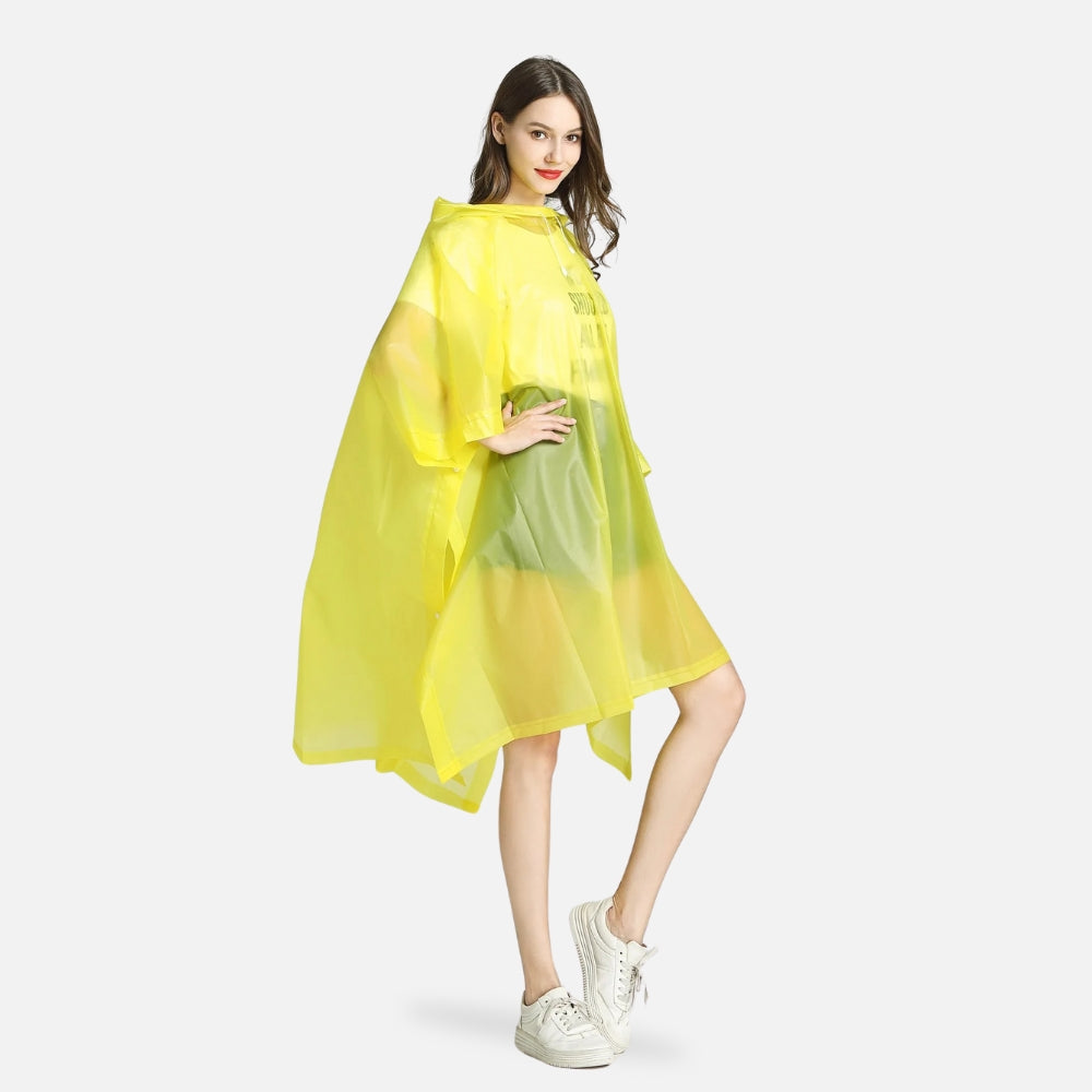 Poncho Imperméable Jaune