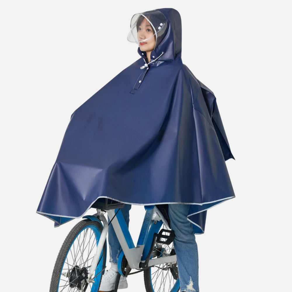 Poncho Imperméable Vélo Bandes Réfléchissantes