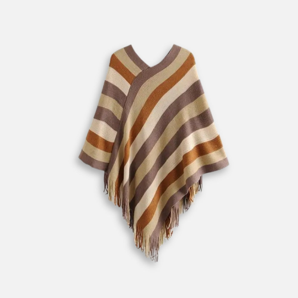 Poncho Mexicain à Rayures