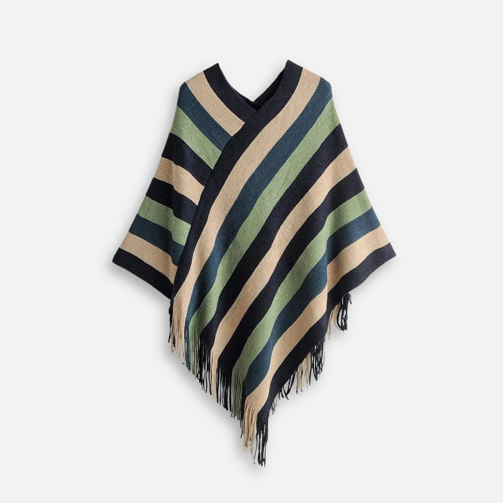 Poncho Mexicain à Rayures