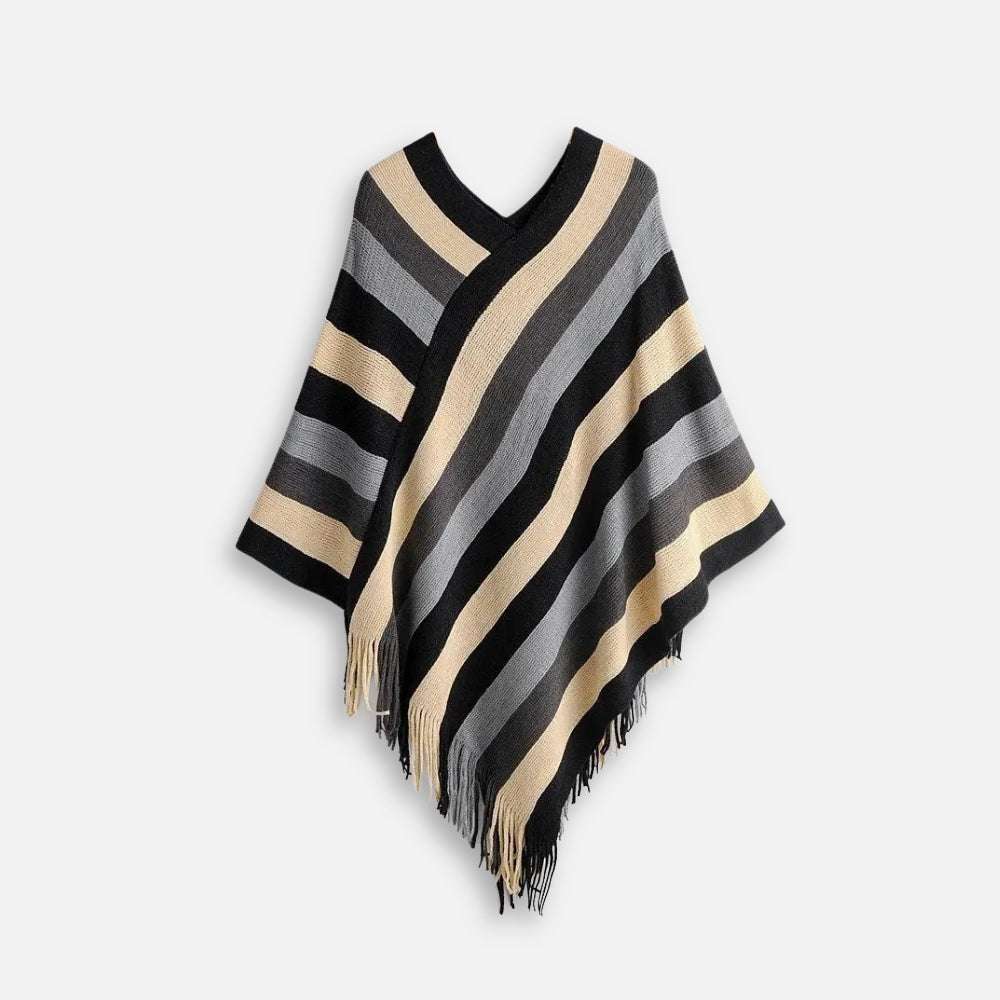 Poncho Mexicain à Rayures