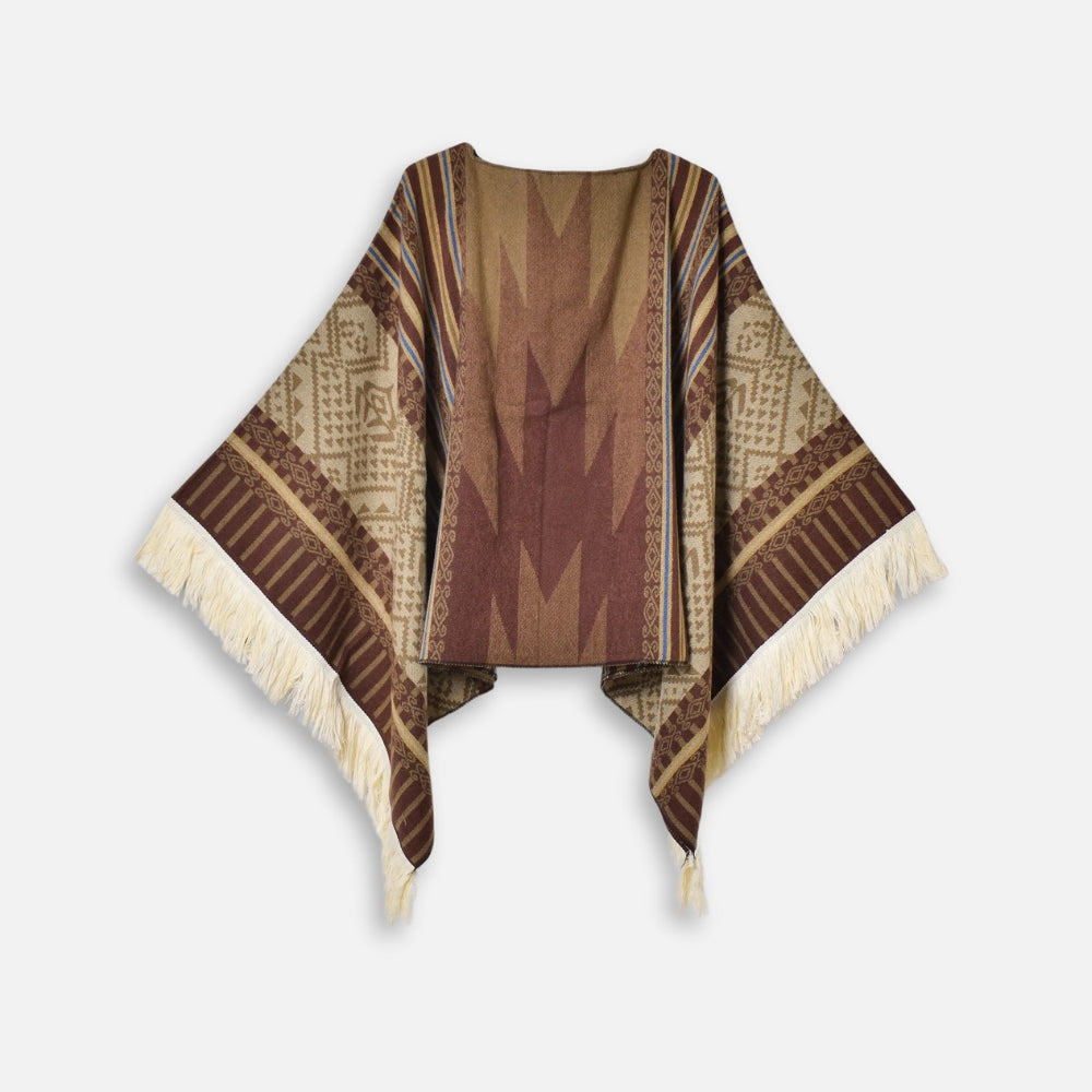 Poncho Péruvien Traditionnel