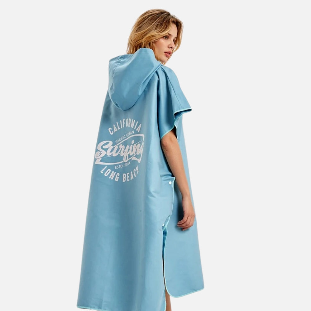 Poncho Surf Bleu