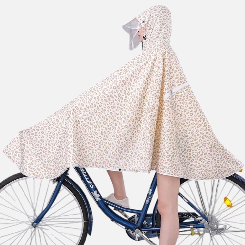 Poncho Vélo Pluie Léopard