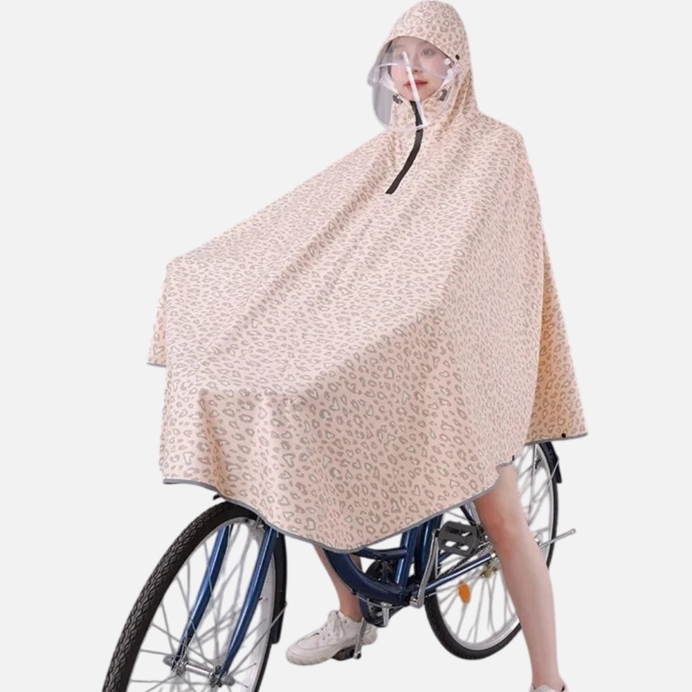 Poncho Vélo Pluie Léopard