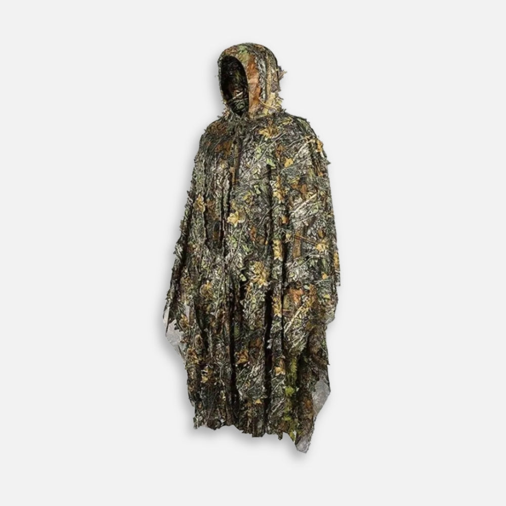 Poncho De Camouflage Feuillu