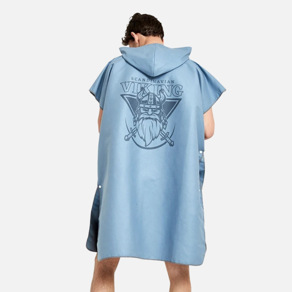 Poncho Surf Motif Viking