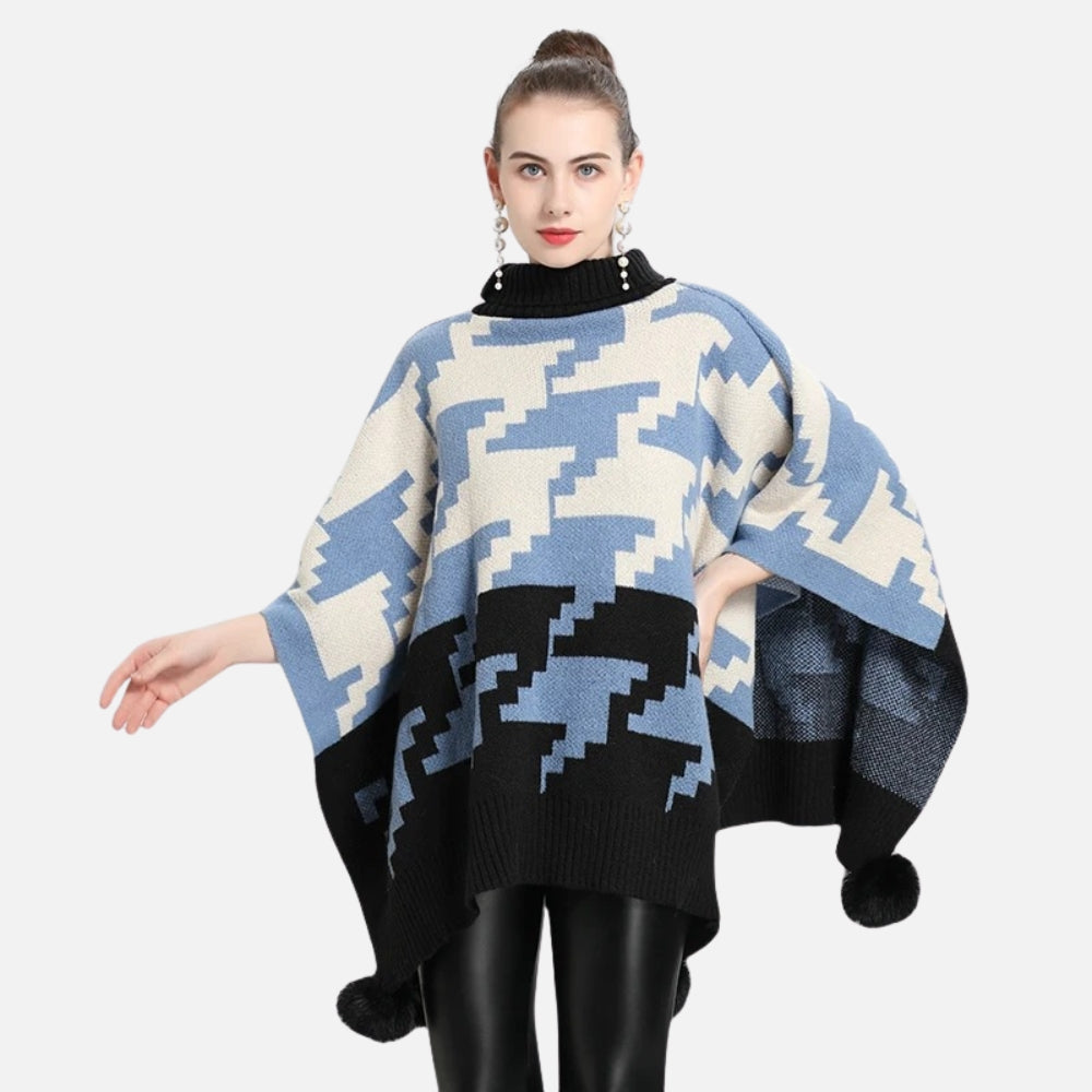 Poncho à Pompon