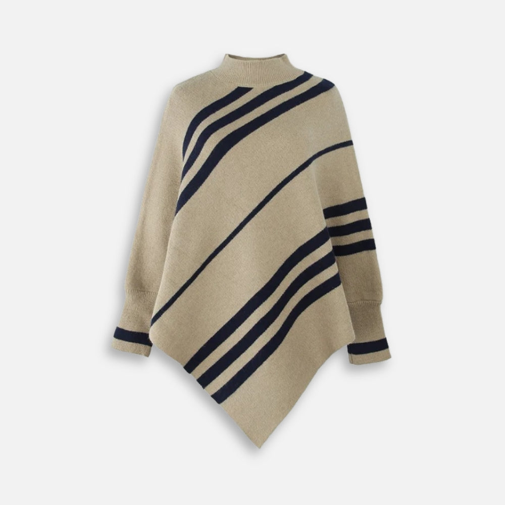 Poncho à Rayures