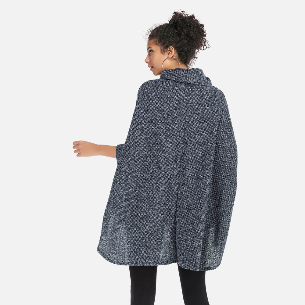 Pull Poncho Avec Manches