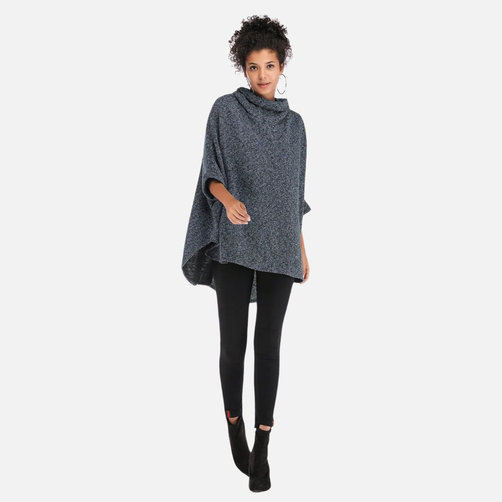 Pull Poncho Avec Manches