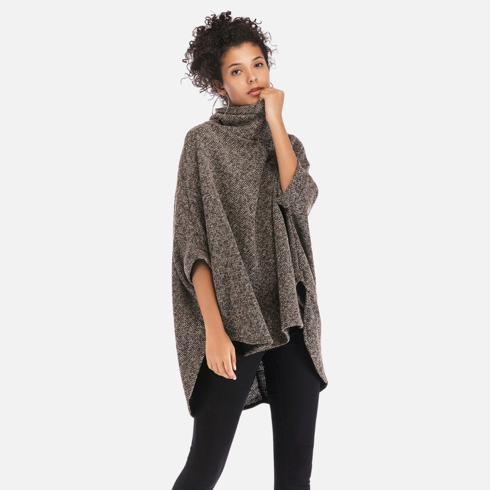 Pull Poncho Avec Manches