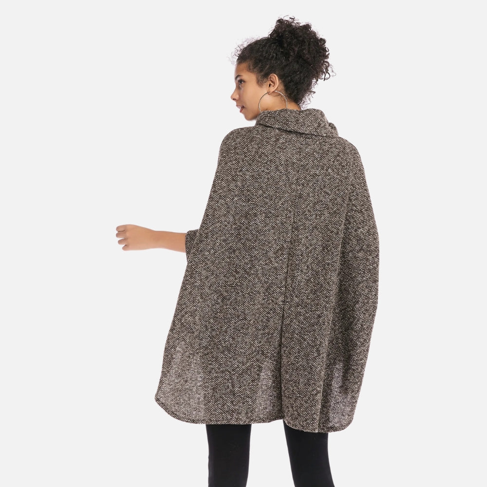 Pull Poncho Avec Manches
