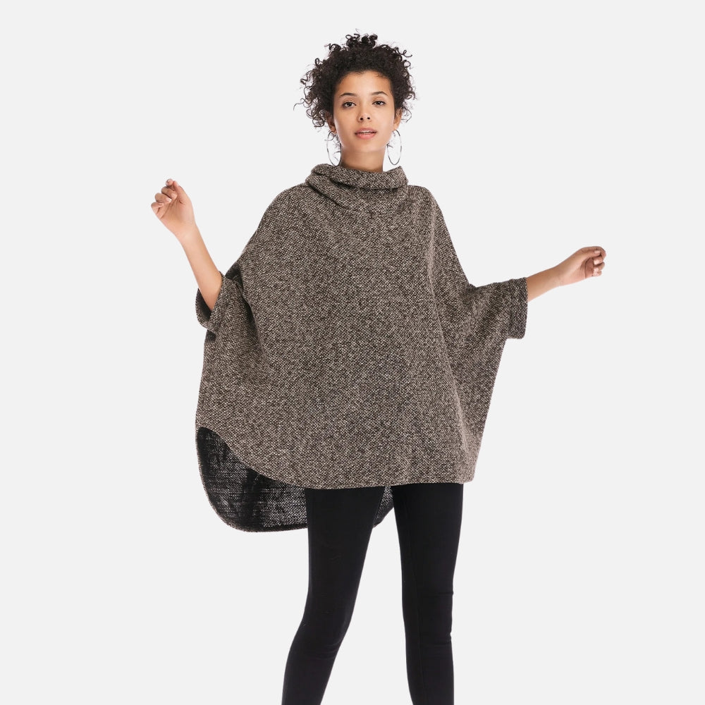 Pull Poncho Avec Manches